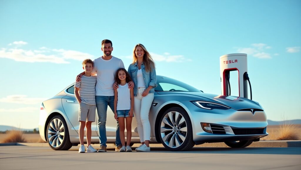 Tesla family prepared with gear to handle charger fail during road trip