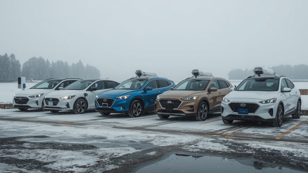 Winter EV charging port tips for Tesla, Nissan Leaf, Ford, and Hyundai