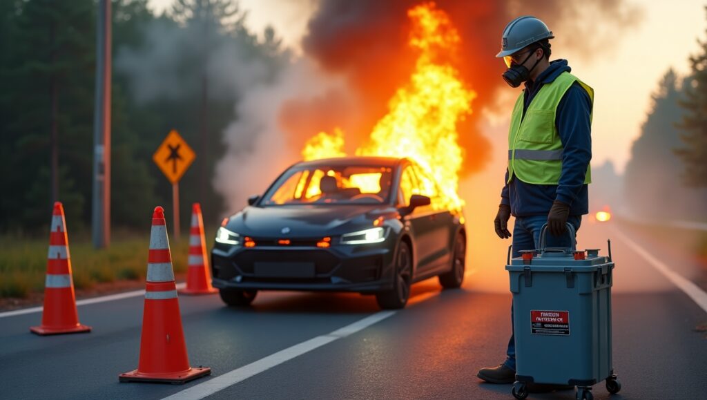 Introduction to battery vacuum spill kit for EV lithium safety in 2025 roadside emergencies