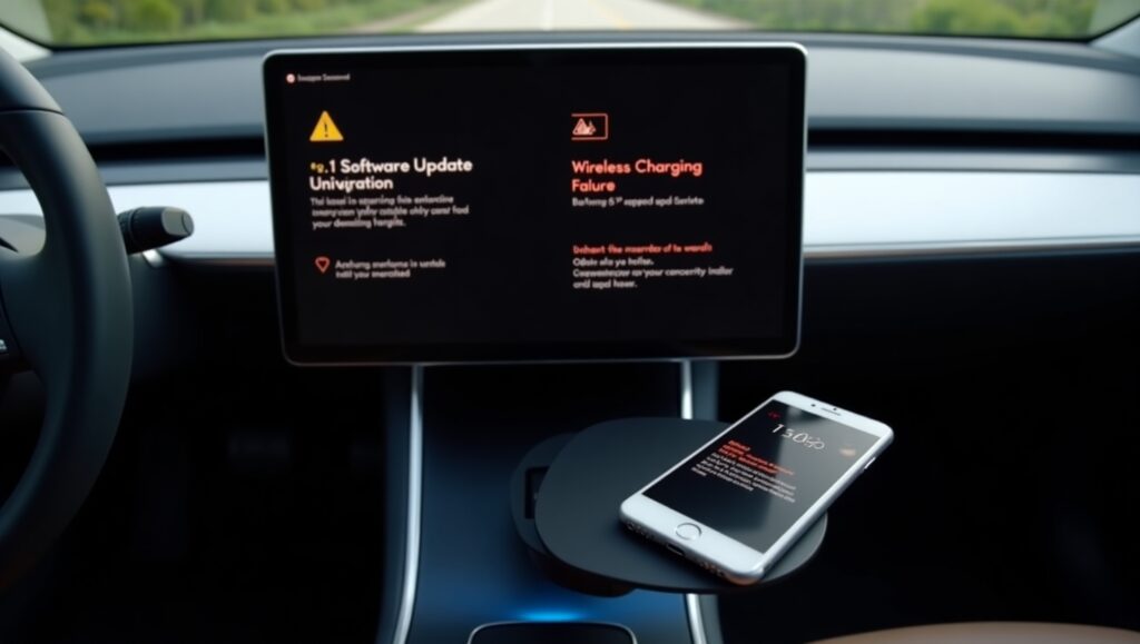 Software glitch stopping wireless EV charging session