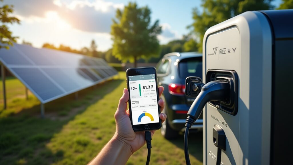 Safe use of a solar generator to charge an electric vehicle off-grid”