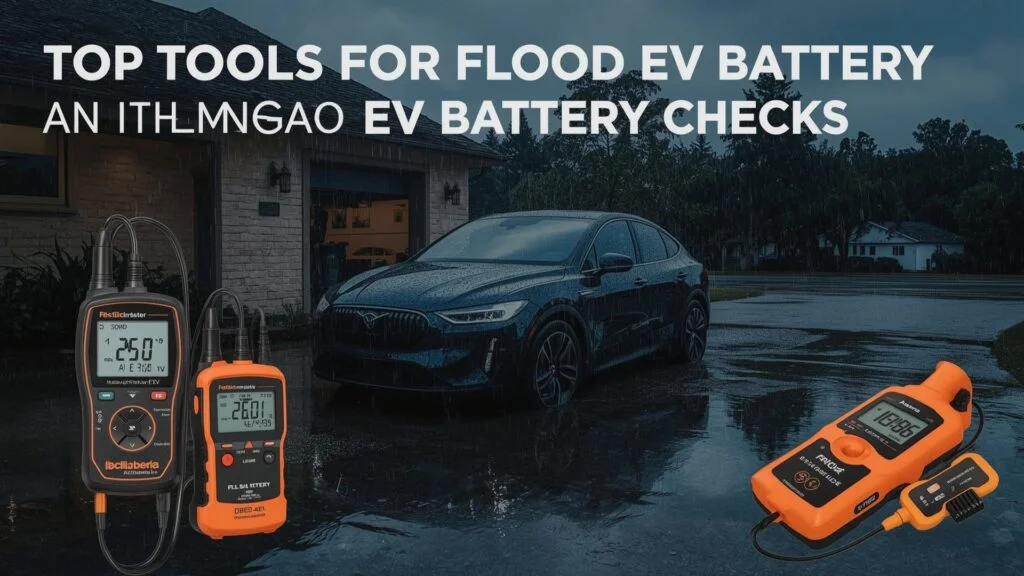 Essential tools for flood EV battery checks after storms in US, UK, and Canada
